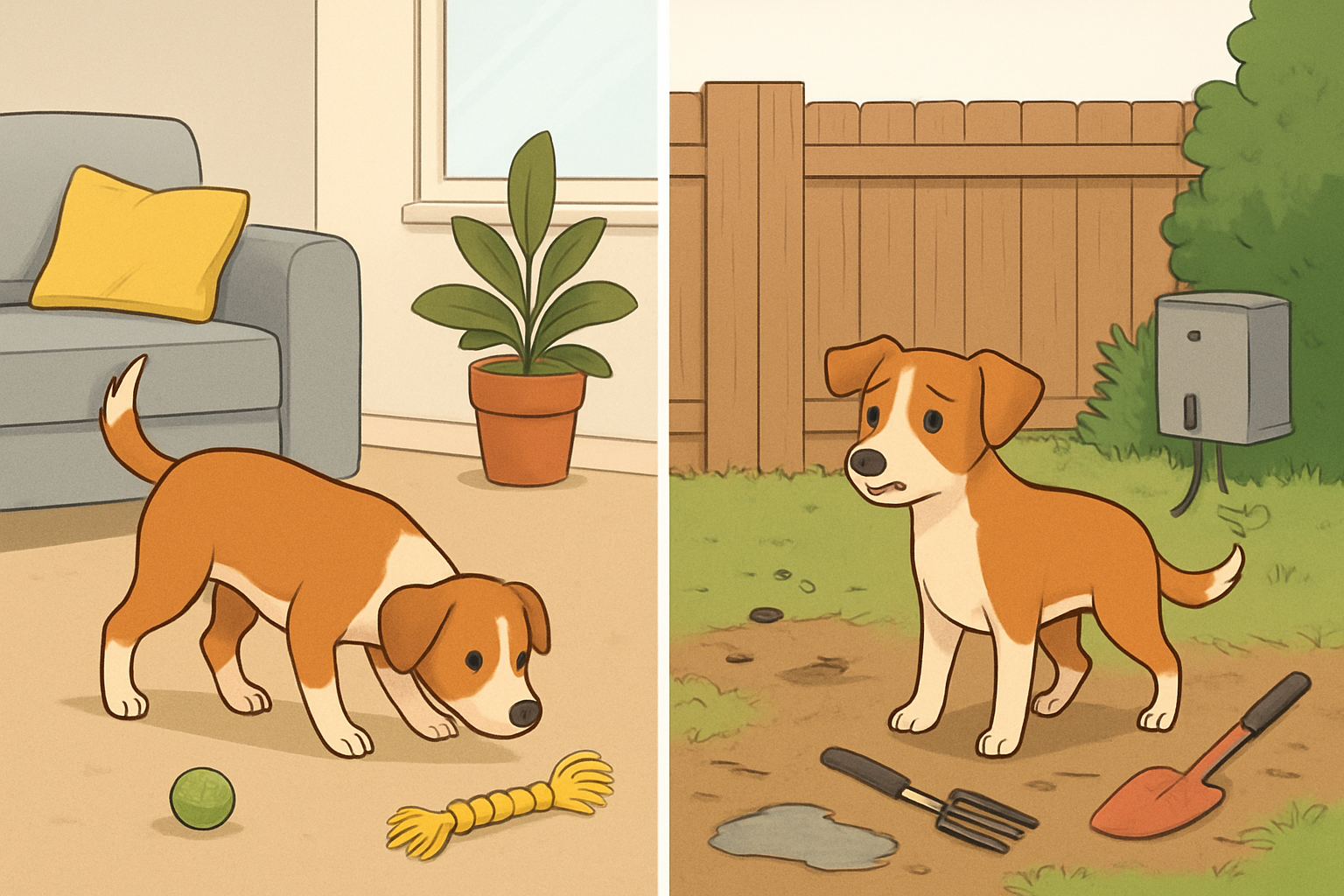 How to pet proof your home and yard: visual comparison of options
