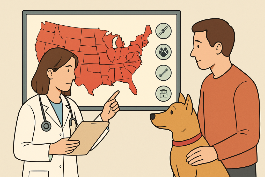 Required vaccines for dogs by state usa: practical guide illustration