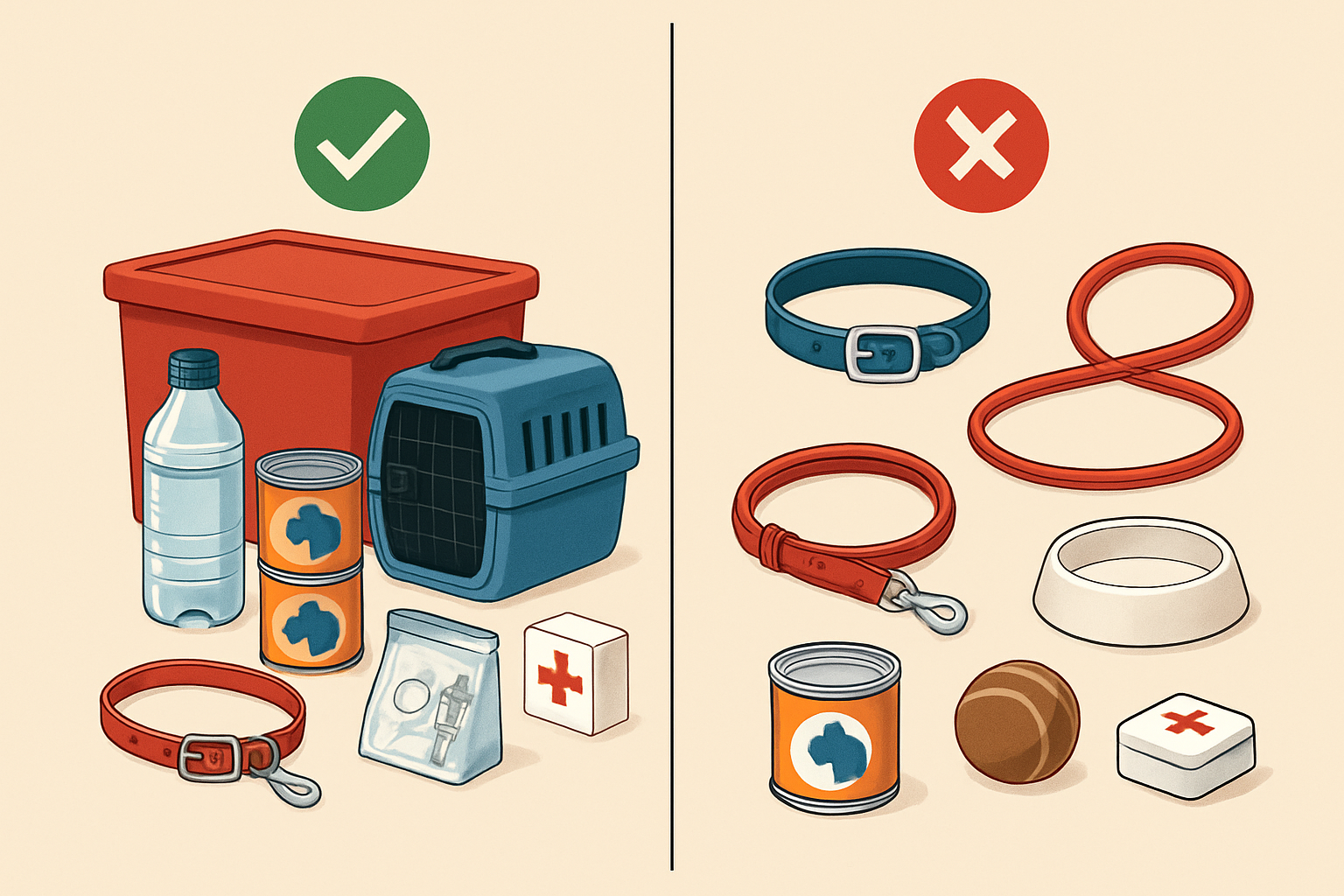 Pet emergency kit checklist for us households: visual comparison of options