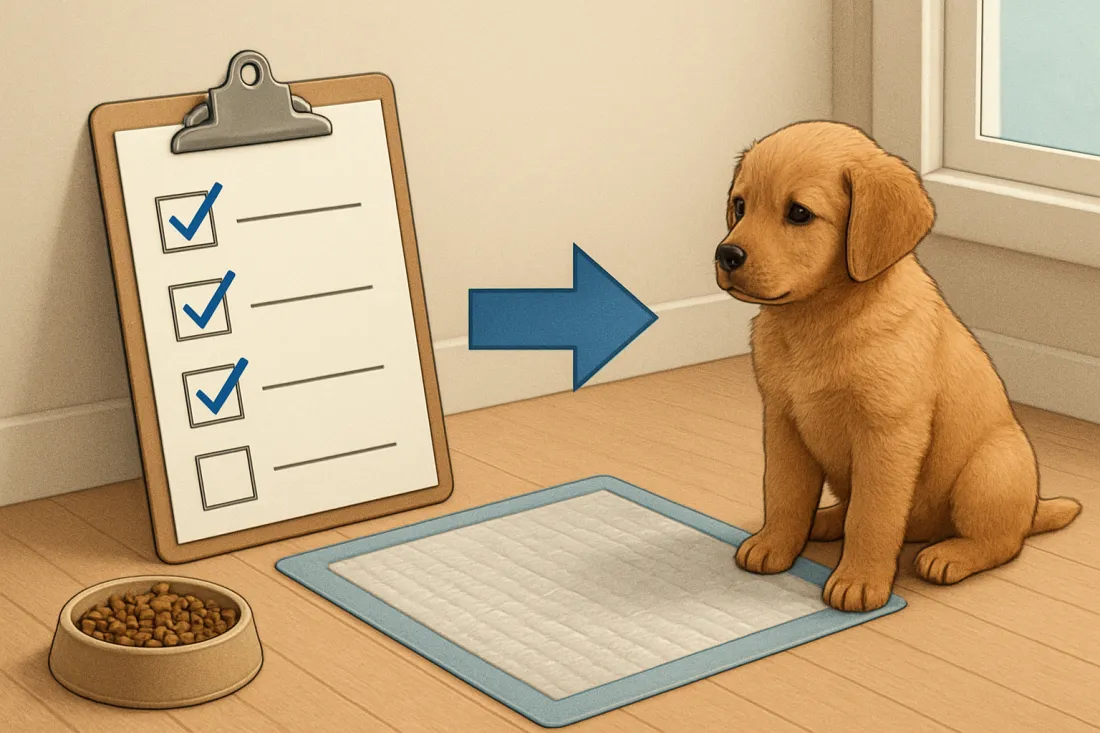 House training a puppy in an apartment: practical checklist before acting