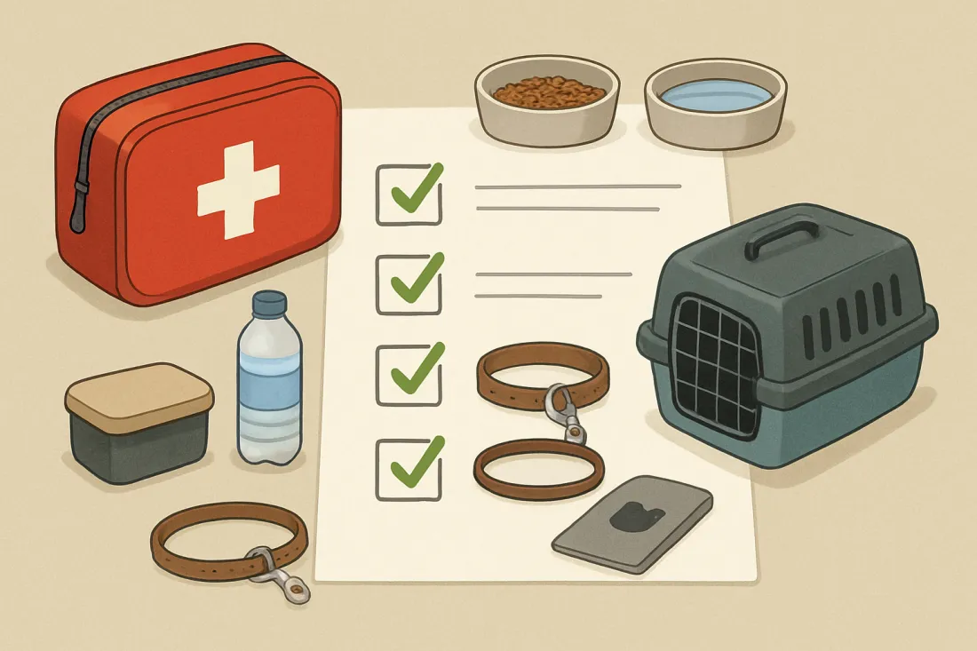 How to make a pet emergency kit for dogs and cats: practical checklist before acting