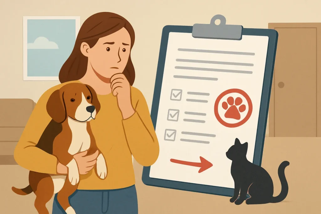 Pet rules for renters in the us: practical guide illustration