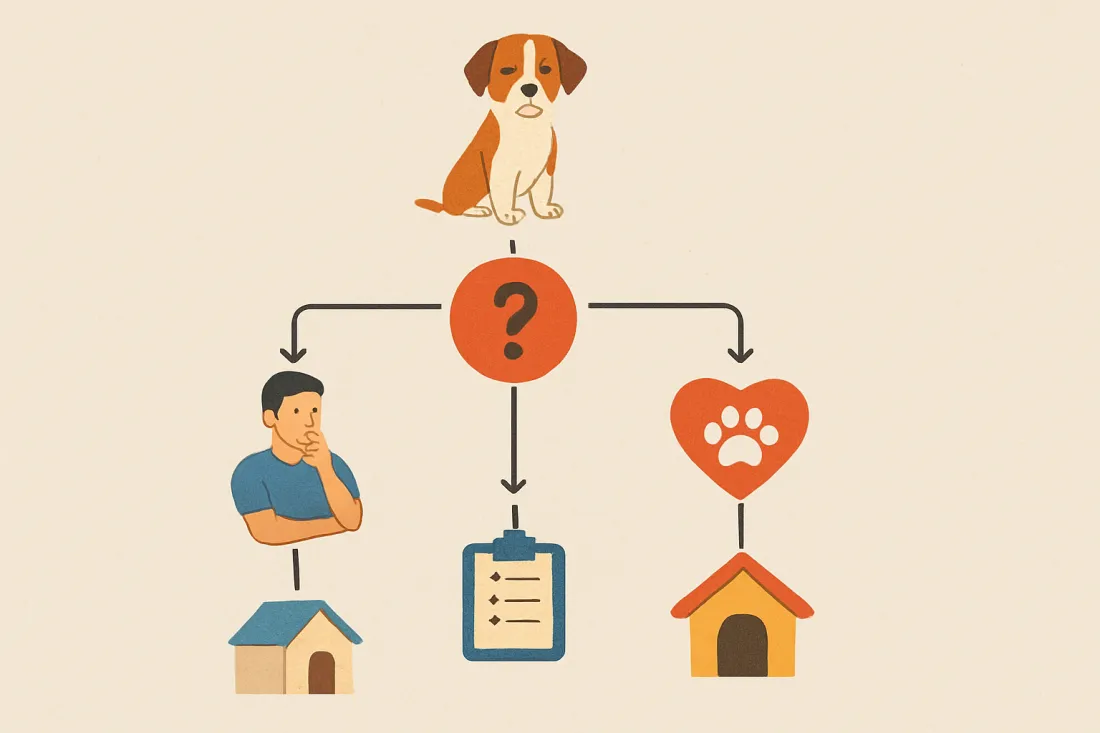 Should i rehome my dog quiz: diagram of key elements