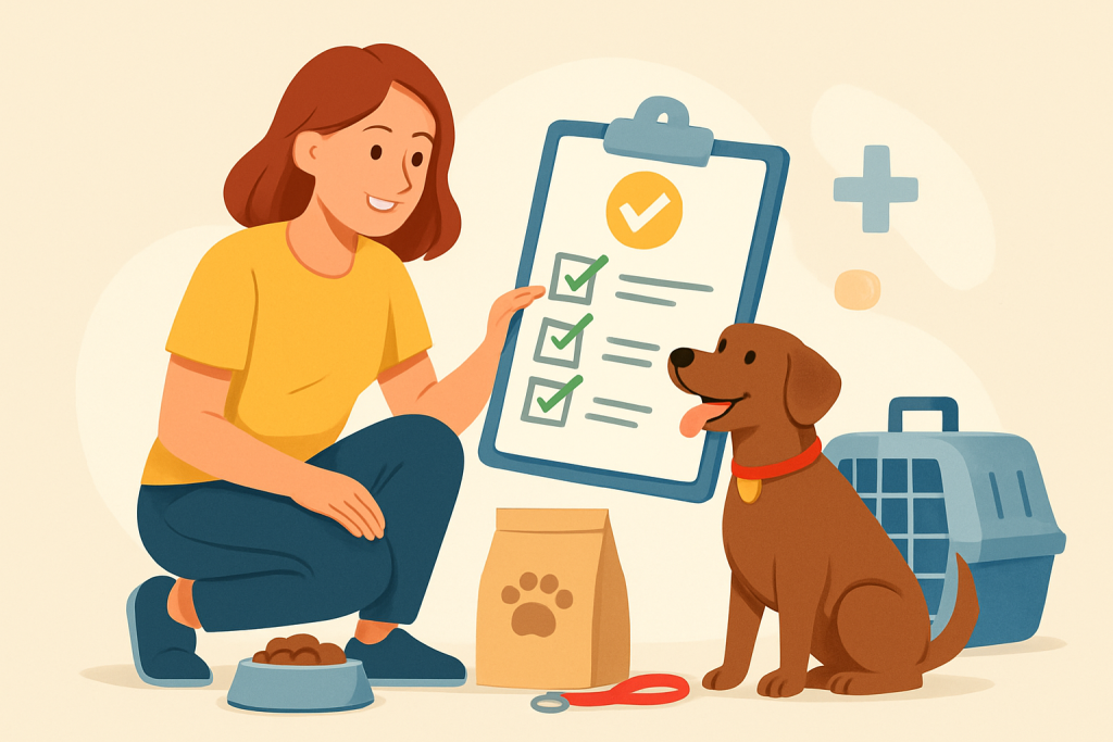 First time dog owner checklist usa: practical guide illustration