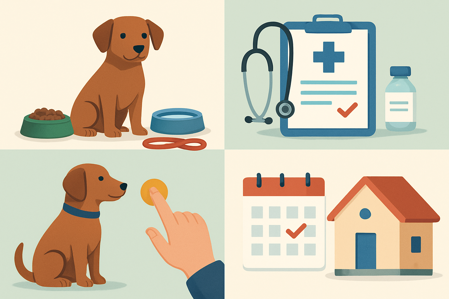 First time dog owner checklist usa: visual comparison of options