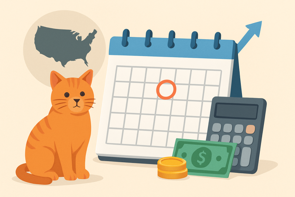 Monthly cost of owning a cat in the us: practical guide illustration