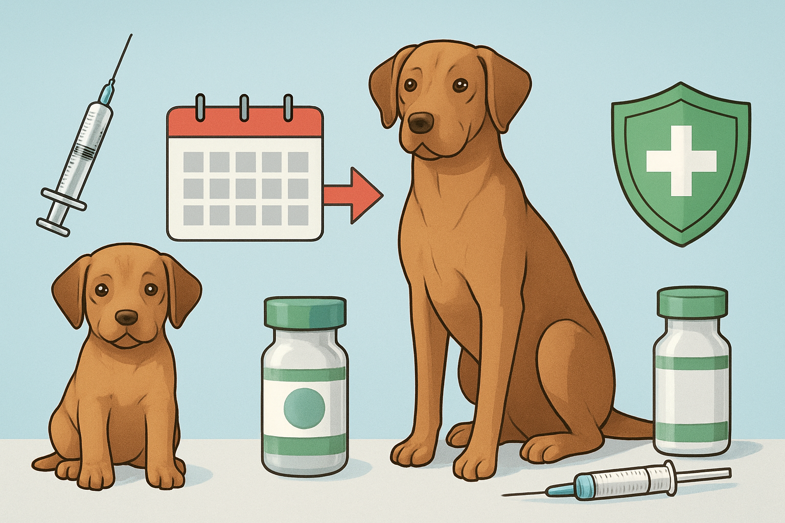 Dog vaccination schedule usa: visual comparison of options