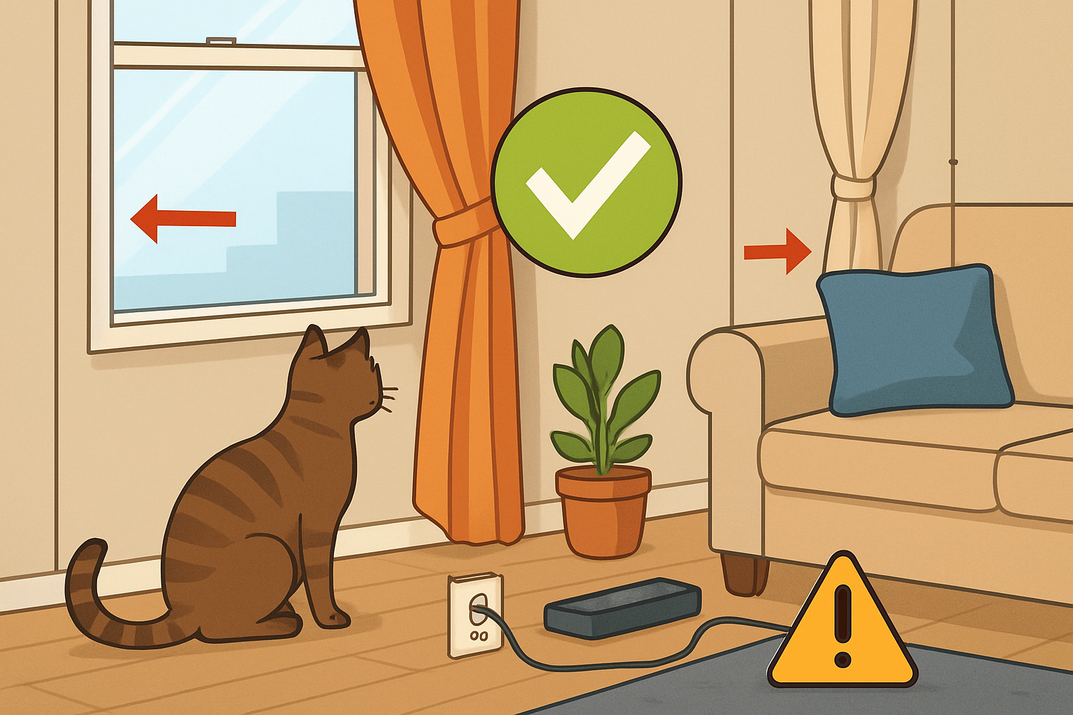 How to pet proof an apartment for a cat: practical checklist before acting