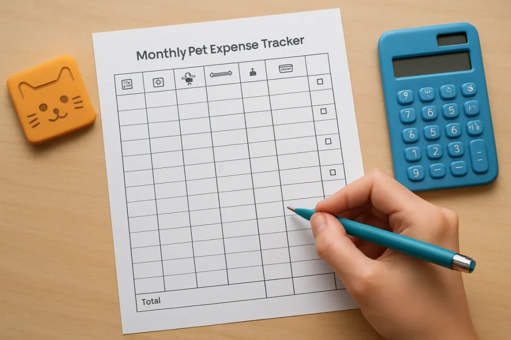 Printable pet expense tracker: practical guide illustration