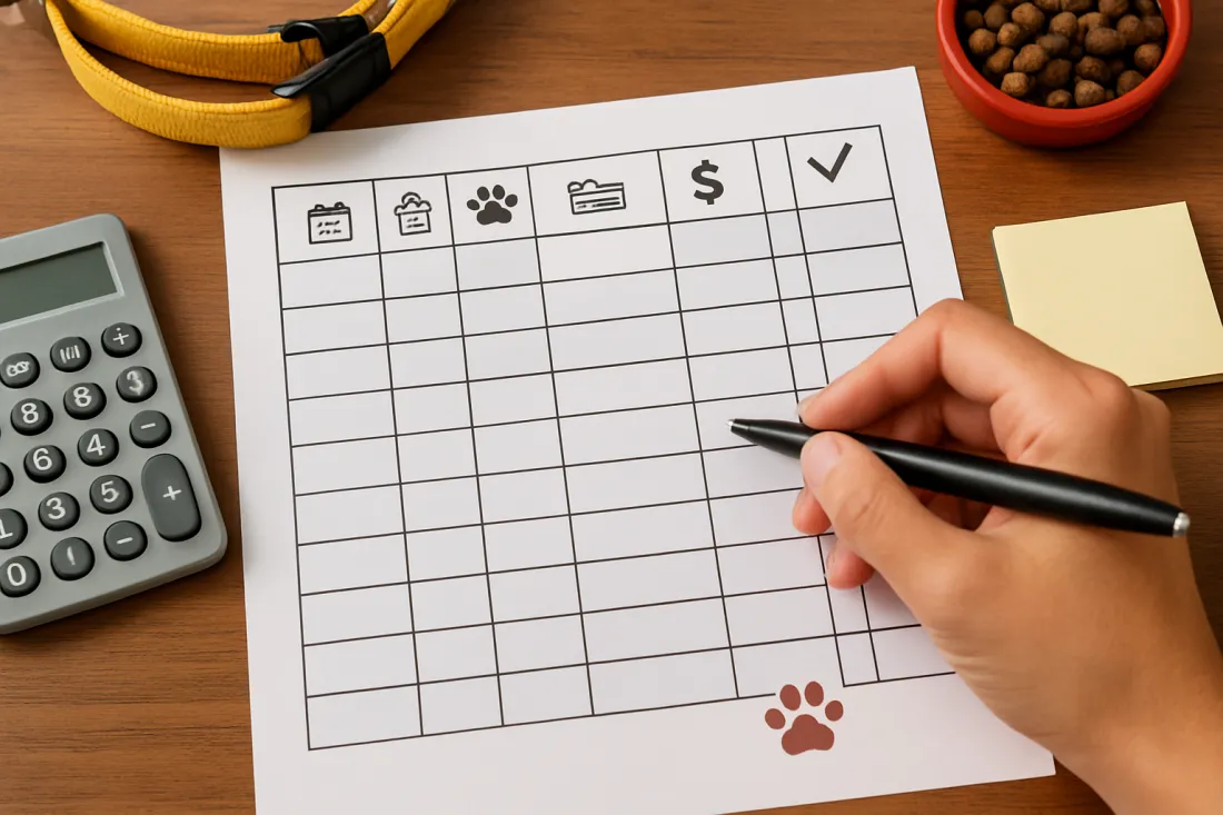 Printable pet expense tracker: practical checklist before acting