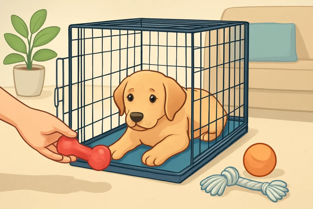 How to avoid crate training mistakes: practical guide illustration