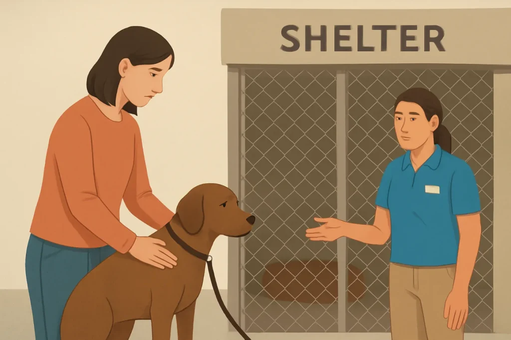 What happens when you surrender a pet to a shelter: practical guide illustration