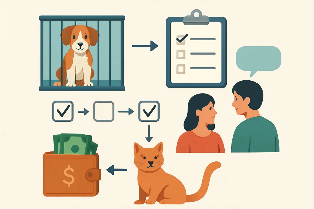 How does adopting from an animal shelter work: practical checklist before acting