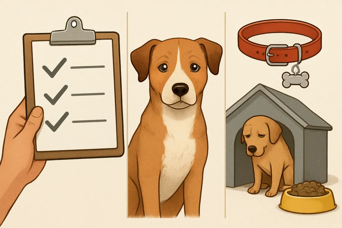 What to know about a rescue dog’s history: visual comparison of options