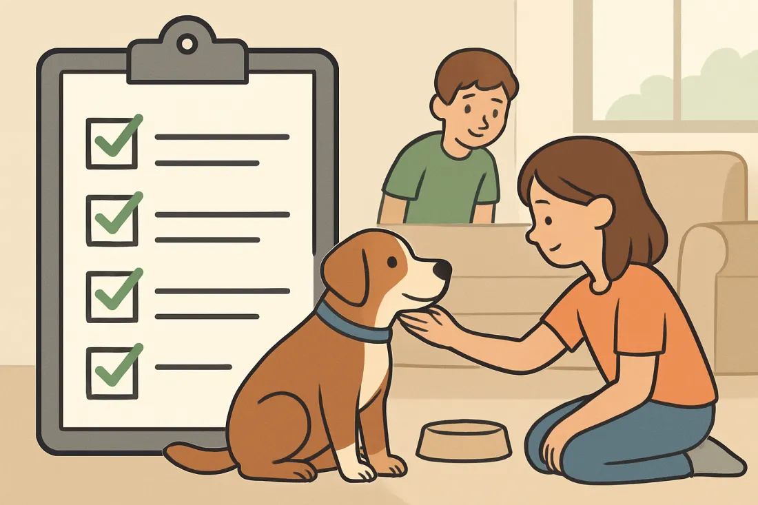How to safely adopt a shelter dog with young children: practical checklist before acting