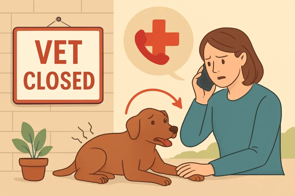 What to do if your vet is closed and your pet is having an emergency: practical guide illustration