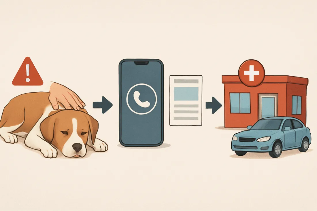 What to do if your vet is closed and your pet is having an emergency: visual comparison of options