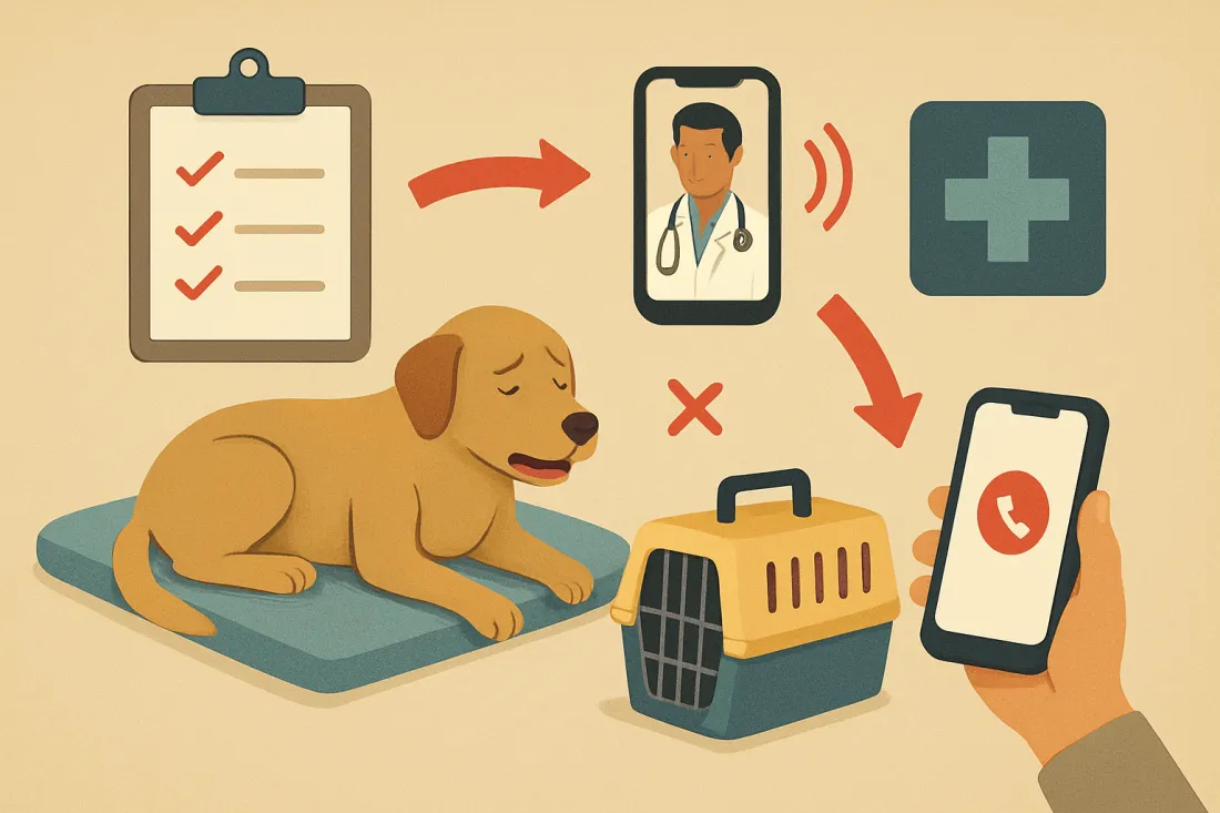 What to do if your vet is closed and your pet is having an emergency: practical checklist before acting