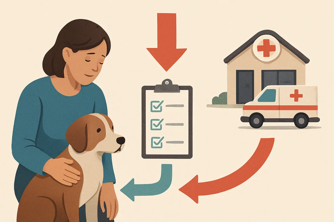 Should i wait for my regular vet or go to emergency: practical checklist before acting