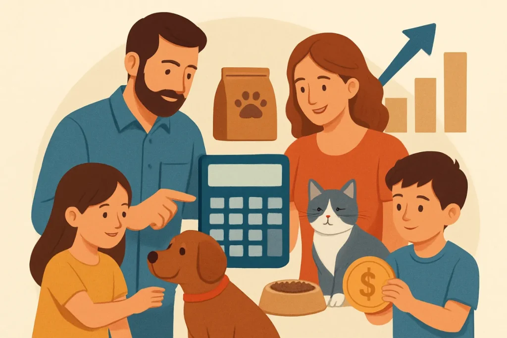 Pet costs for families with children: practical guide illustration