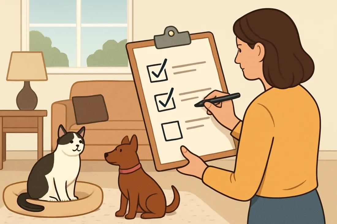 House rules for dogs and cats new home: practical checklist before acting
