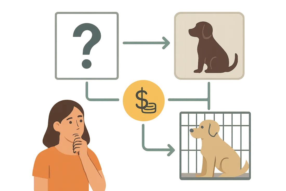 How to responsibly rehome a dog in the us: diagram of key elements
