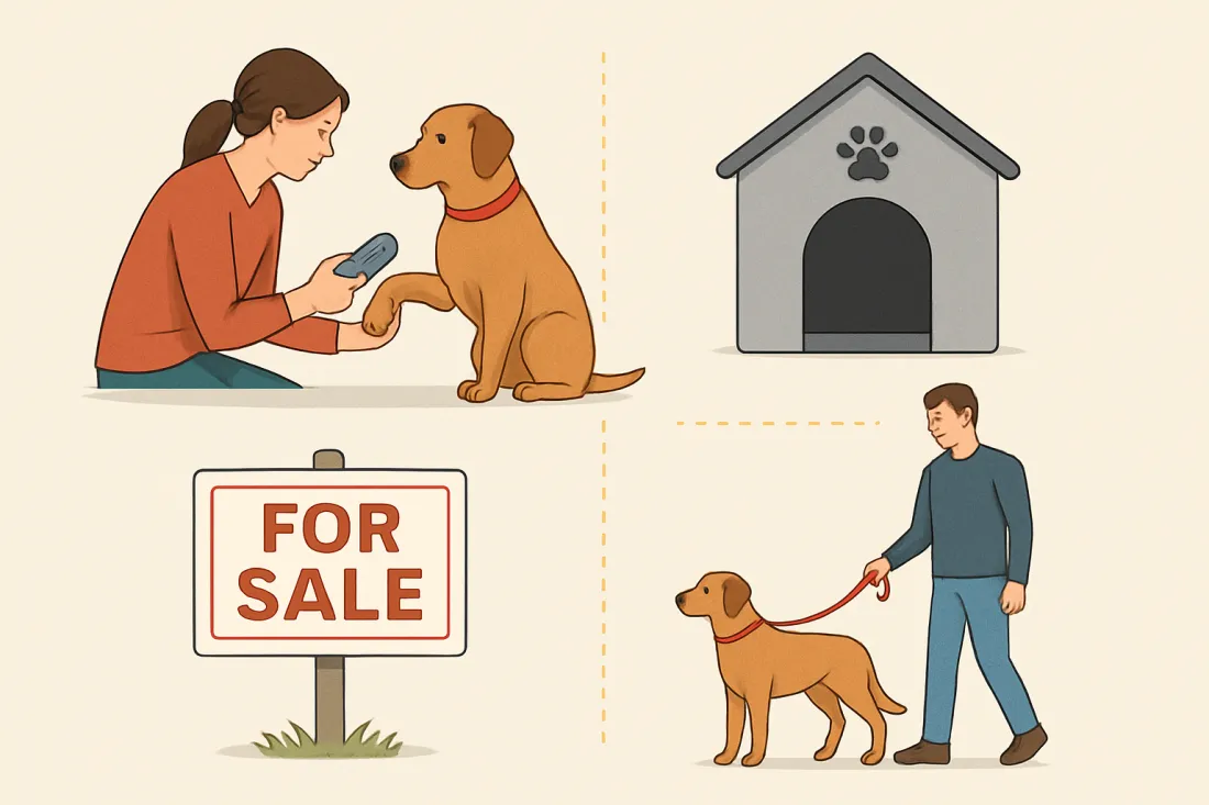 How to responsibly rehome a dog in the us: visual comparison of options