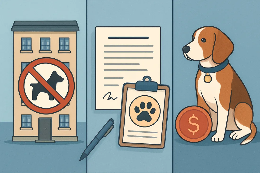 Pet rental rules and pet addendums in us apartments: visual comparison of options