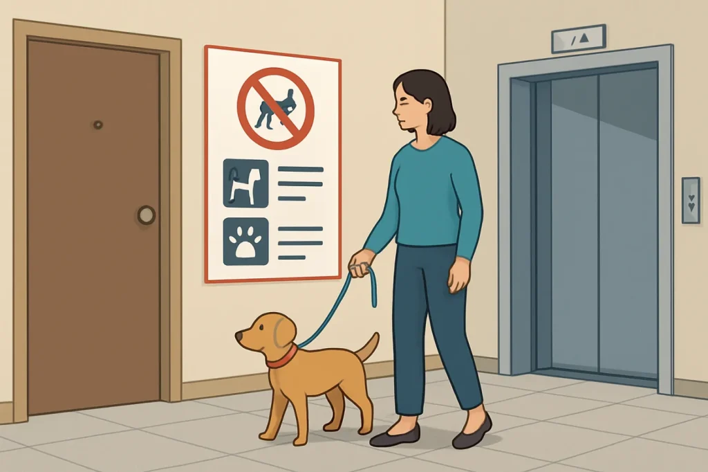 Apartment pet rules and etiquette usa: practical guide illustration