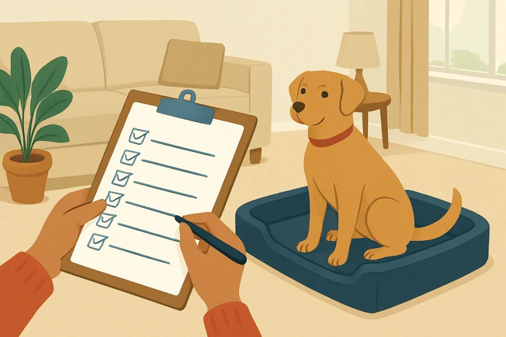 House rules checklist for new dog owners: practical guide illustration