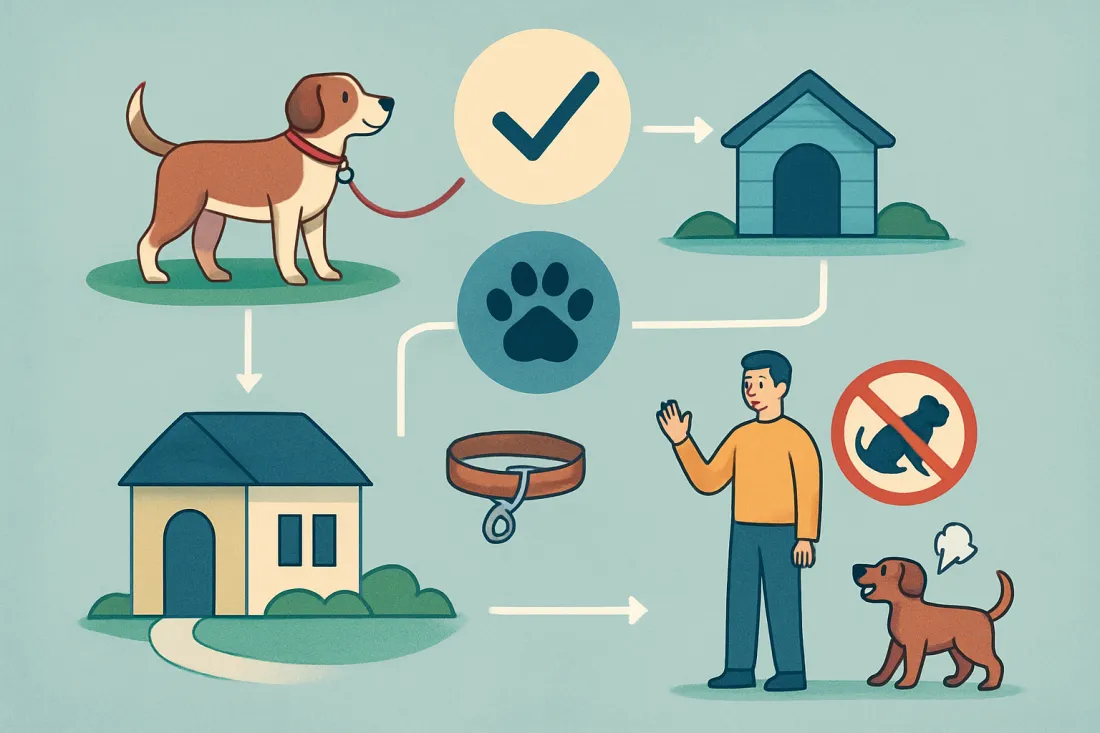 Dog ownership laws and responsibilities in the us: diagram of key elements