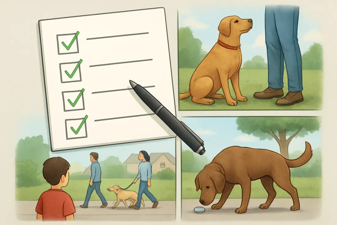 Responsible dog socialization checklist: practical checklist before acting