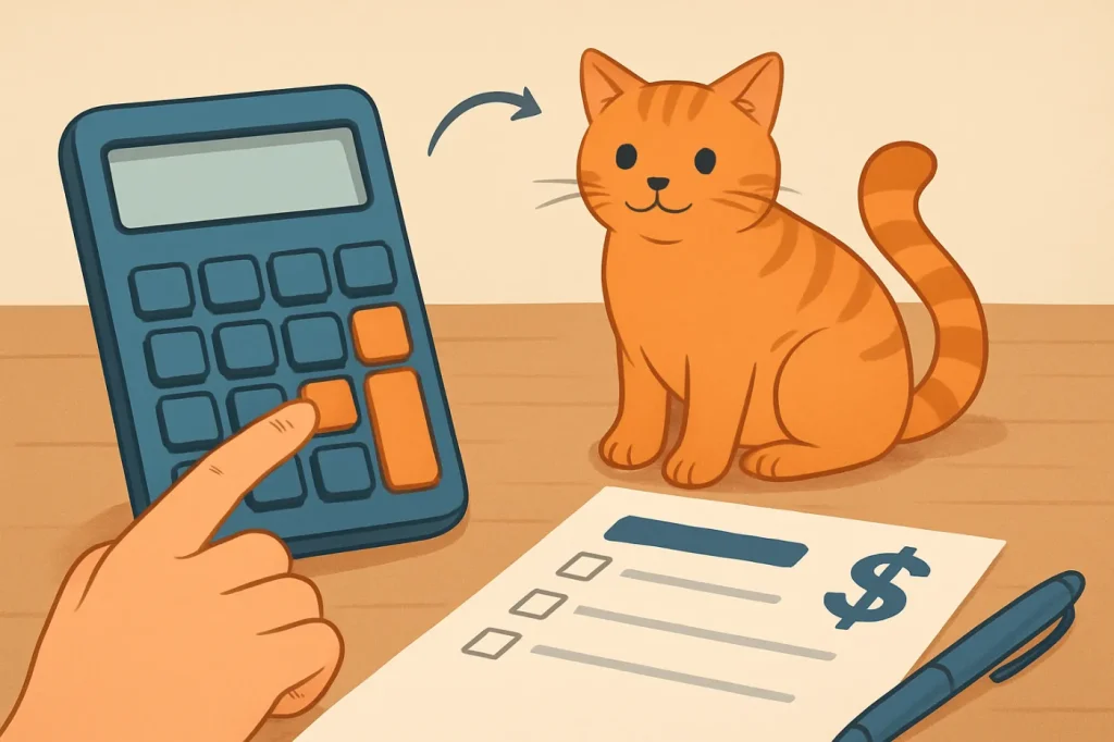 Can i afford a cat calculator: practical guide illustration