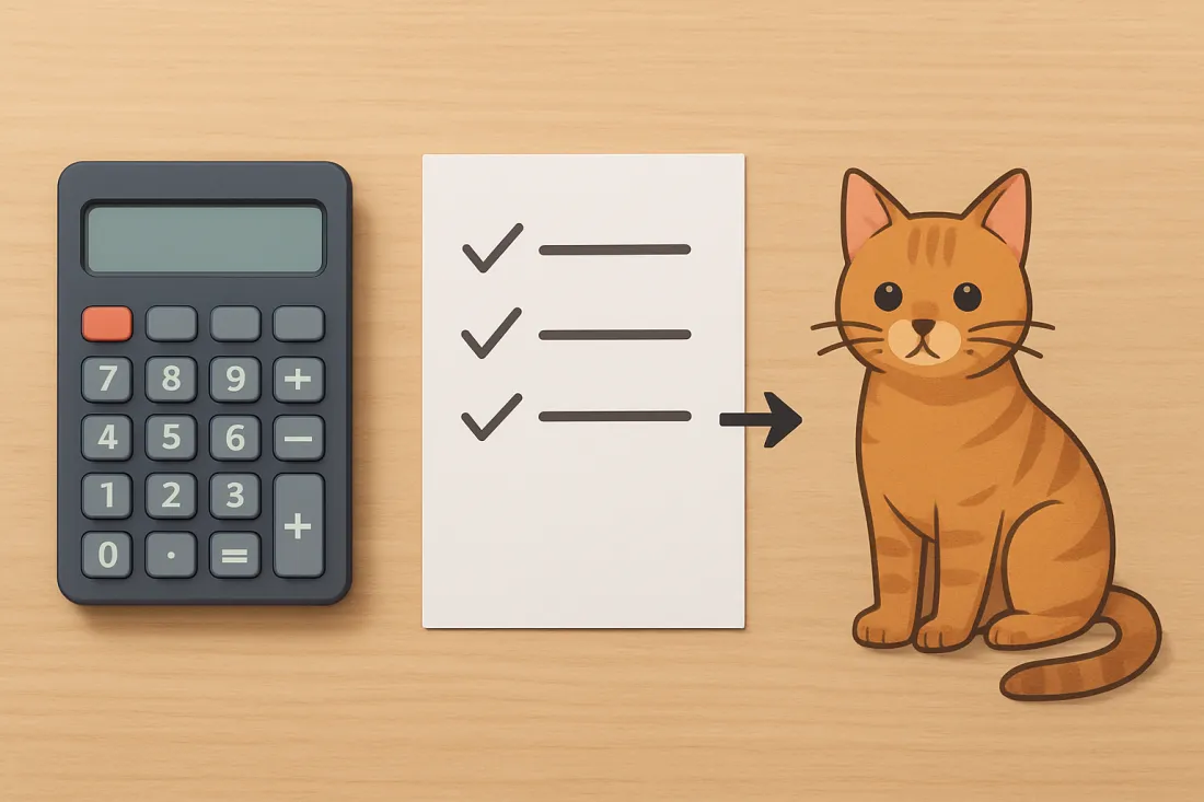 Can i afford a cat calculator: visual comparison of options