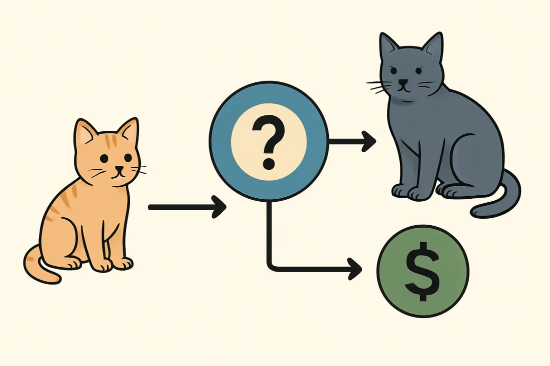 Should i adopt a kitten or adult cat: diagram of key elements
