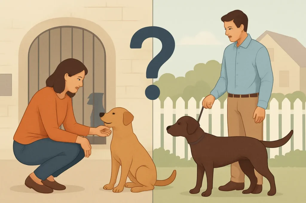 Should i adopt a dog or buy from a breeder: practical guide illustration