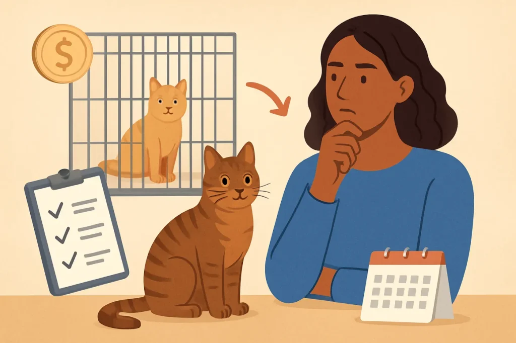 What to know before adopting a cat from a shelter: practical guide illustration