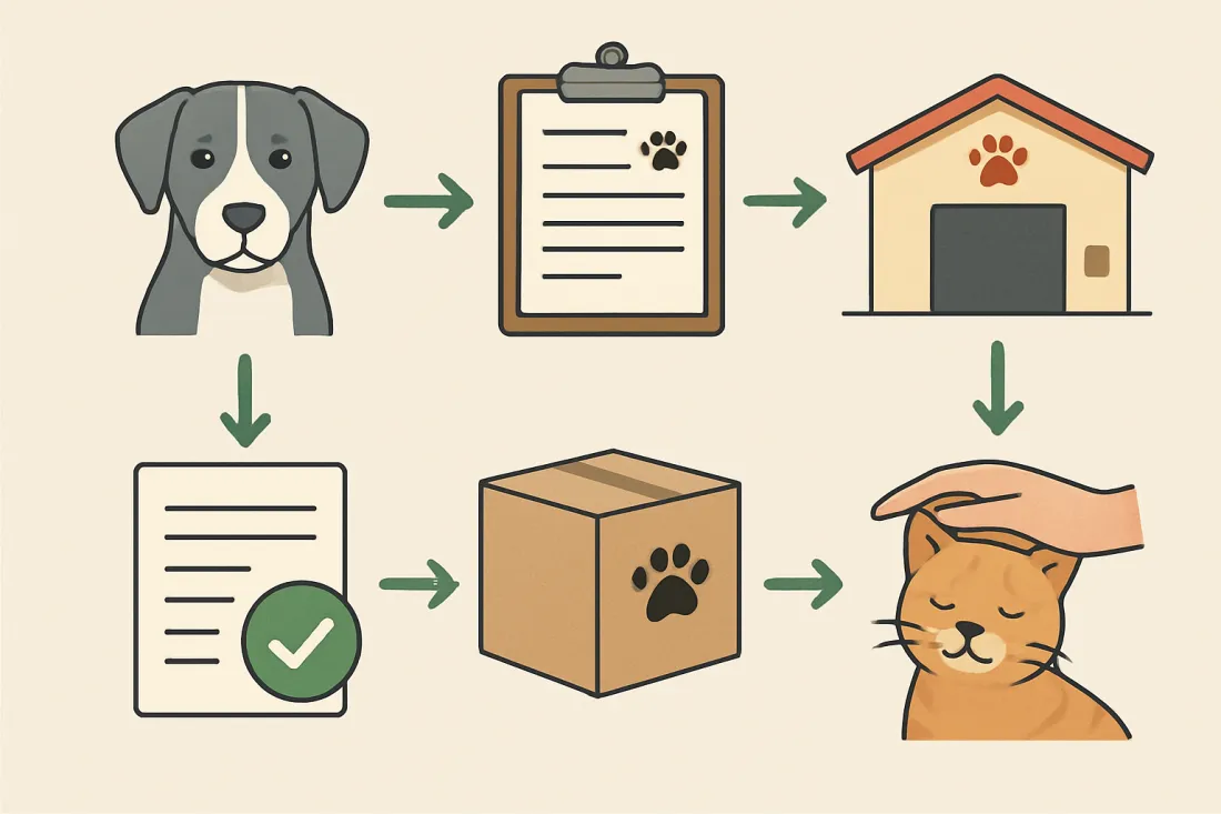 How to choose a reputable animal shelter or rescue: diagram of key elements