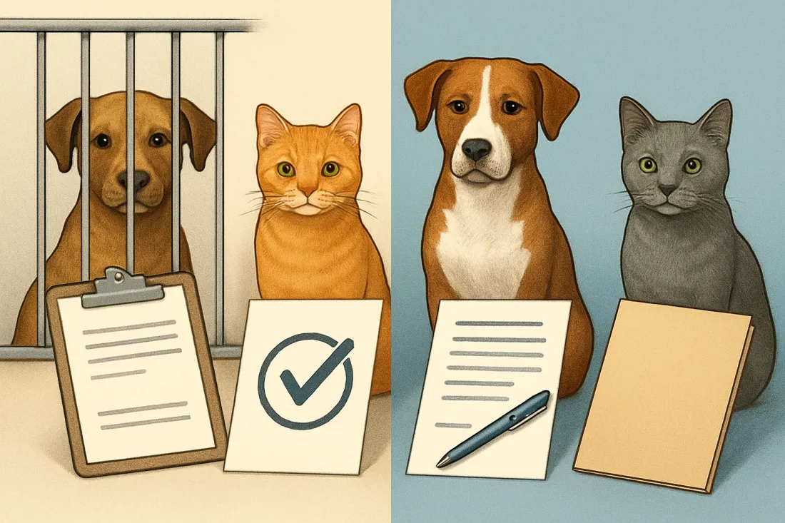 How to choose a reputable animal shelter or rescue: visual comparison of options