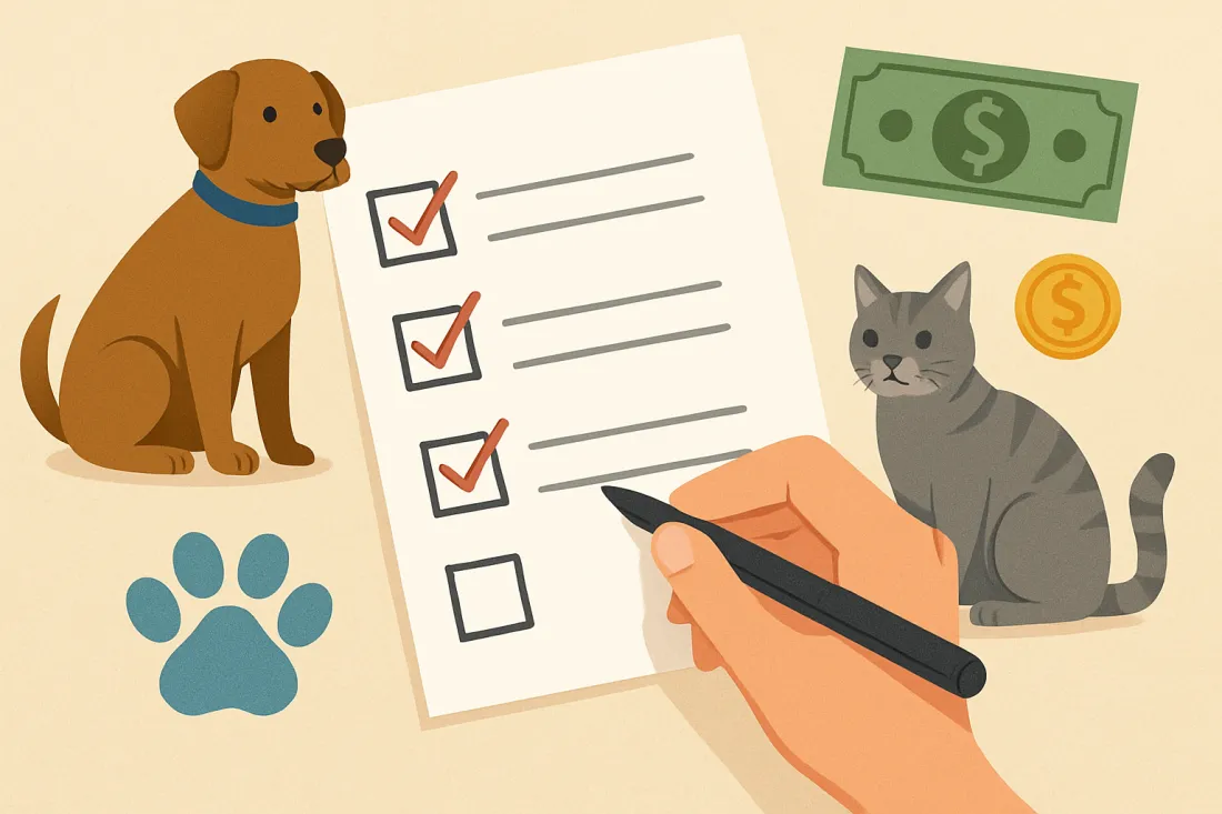 How to avoid having to give up my pet: practical checklist before acting