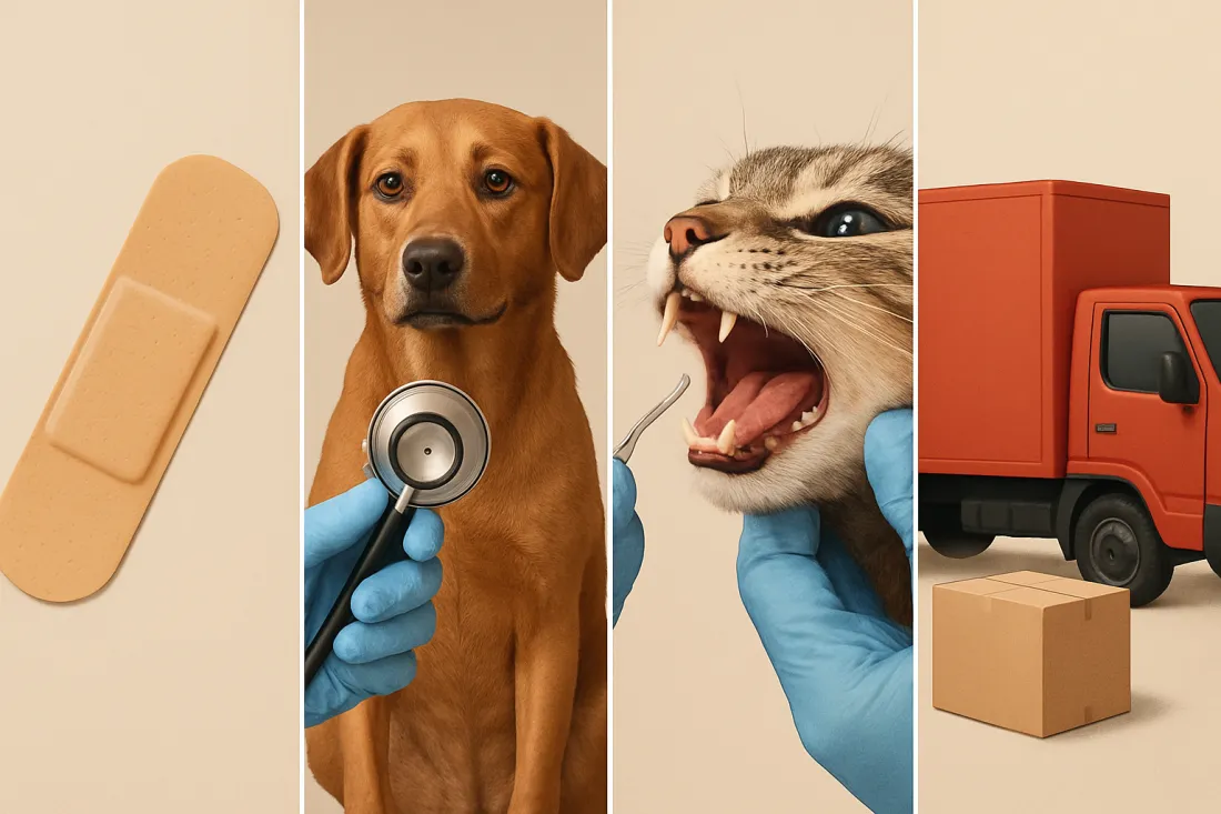 Unexpected pet expenses to budget for yearly: visual comparison of options