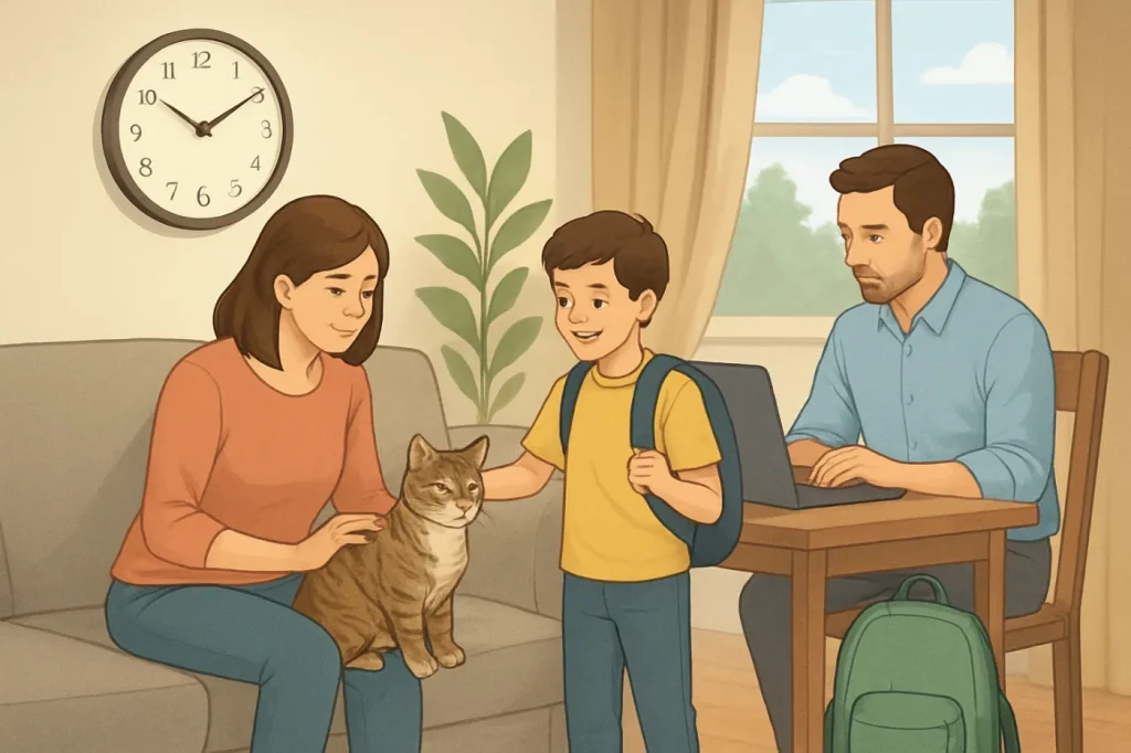 Best cat for busy family: practical guide illustration