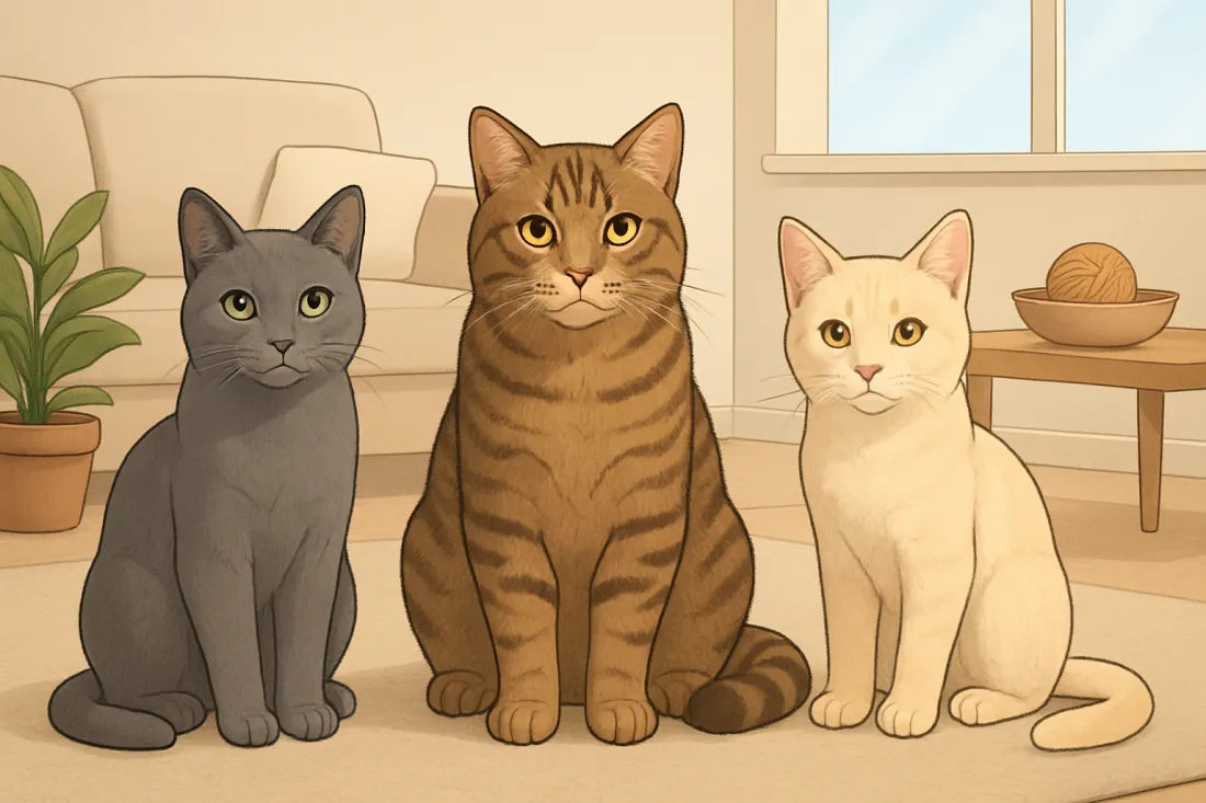 Best cat for busy family: visual comparison of options
