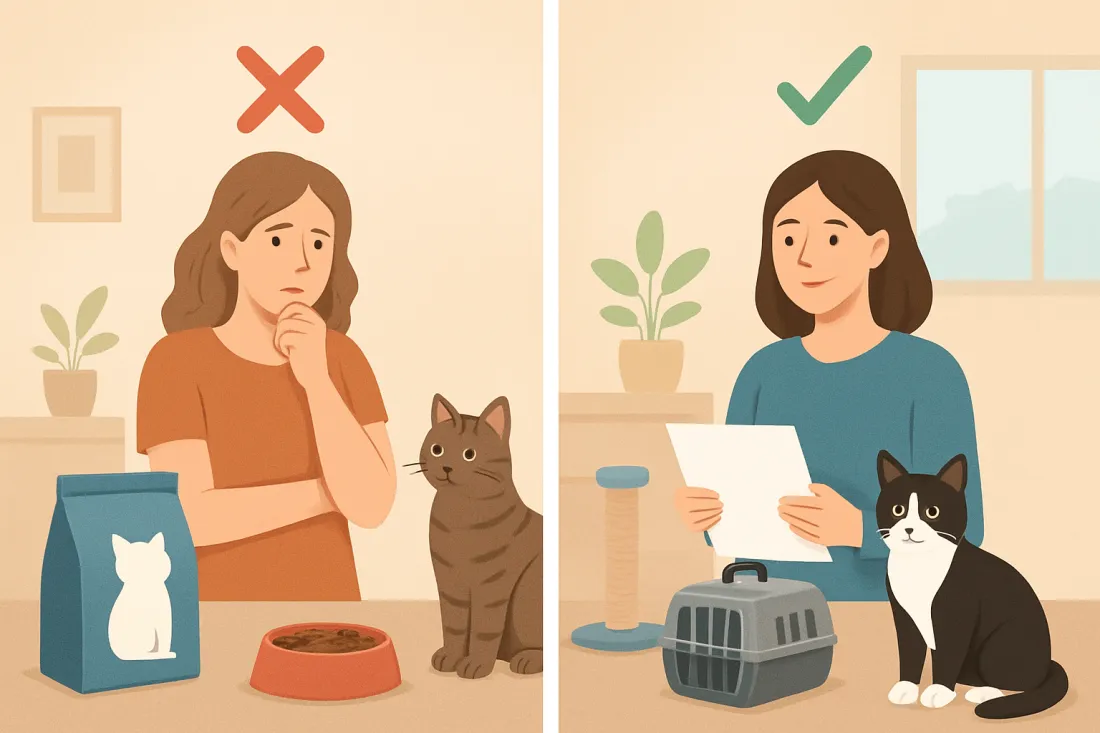 How to get approved for a cat adoption: visual comparison of options