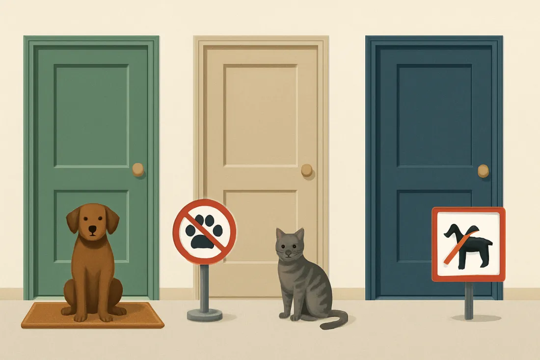 What does pet friendly apartment really mean: visual comparison of options