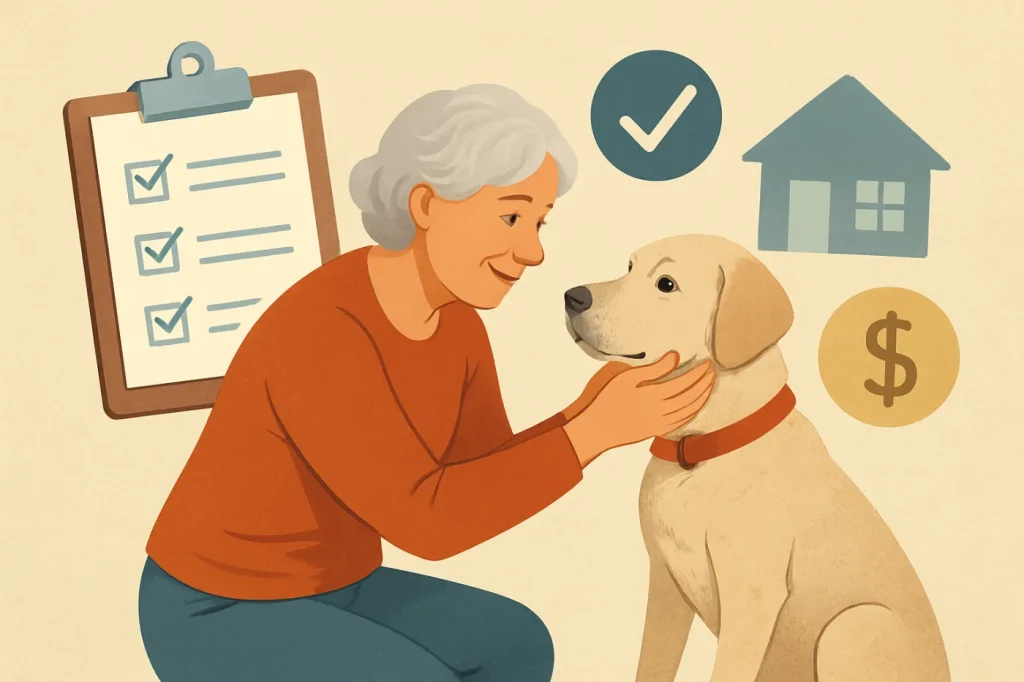 How to get approved to adopt a senior dog: practical guide illustration