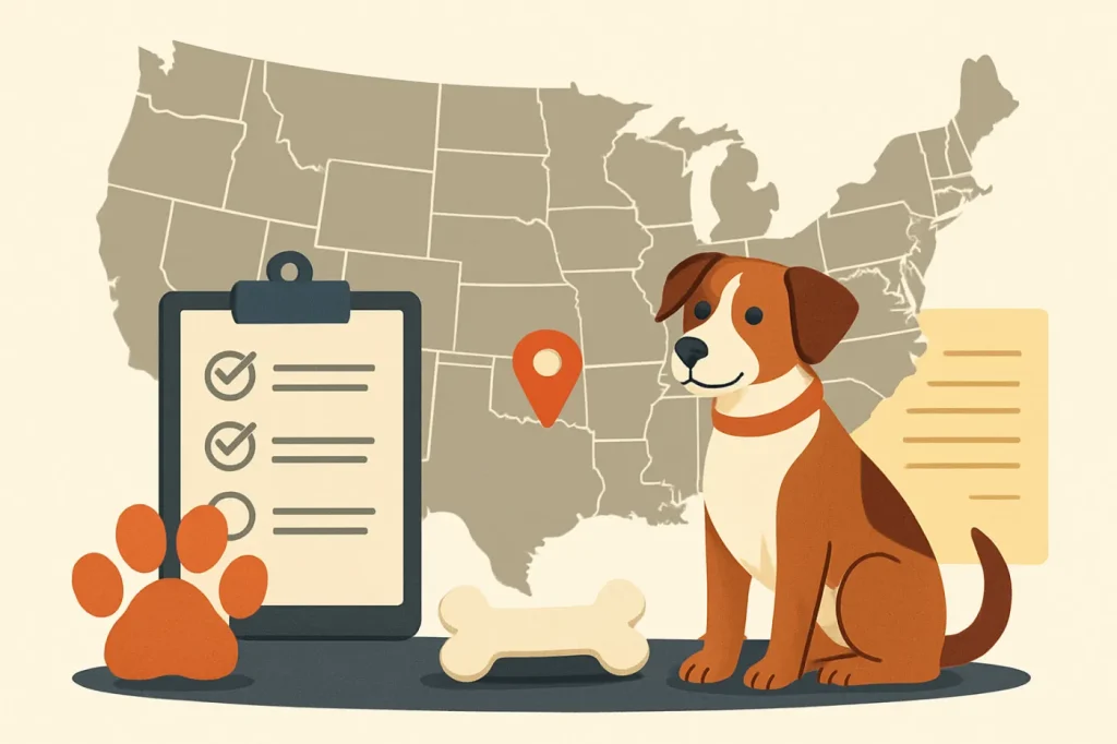 State dog adoption laws and requirements: practical guide illustration
