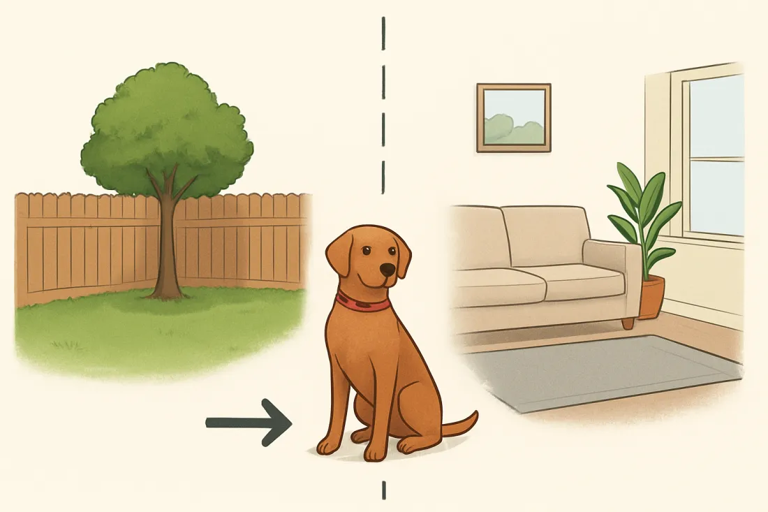 Home visit requirements for dog adoption: visual comparison of options