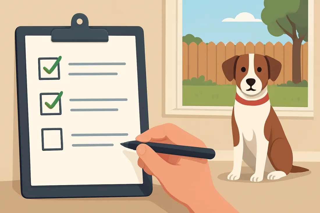 Home visit requirements for dog adoption: practical checklist before acting