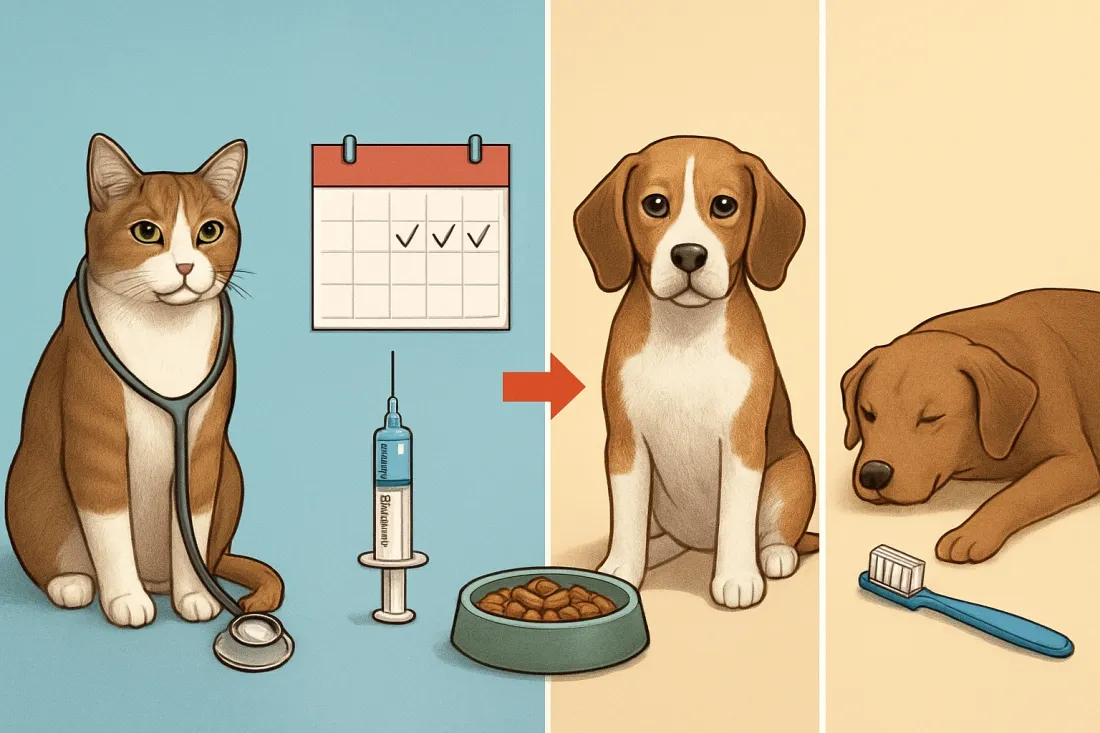 Preventive pet care that saves money long term: visual comparison of options